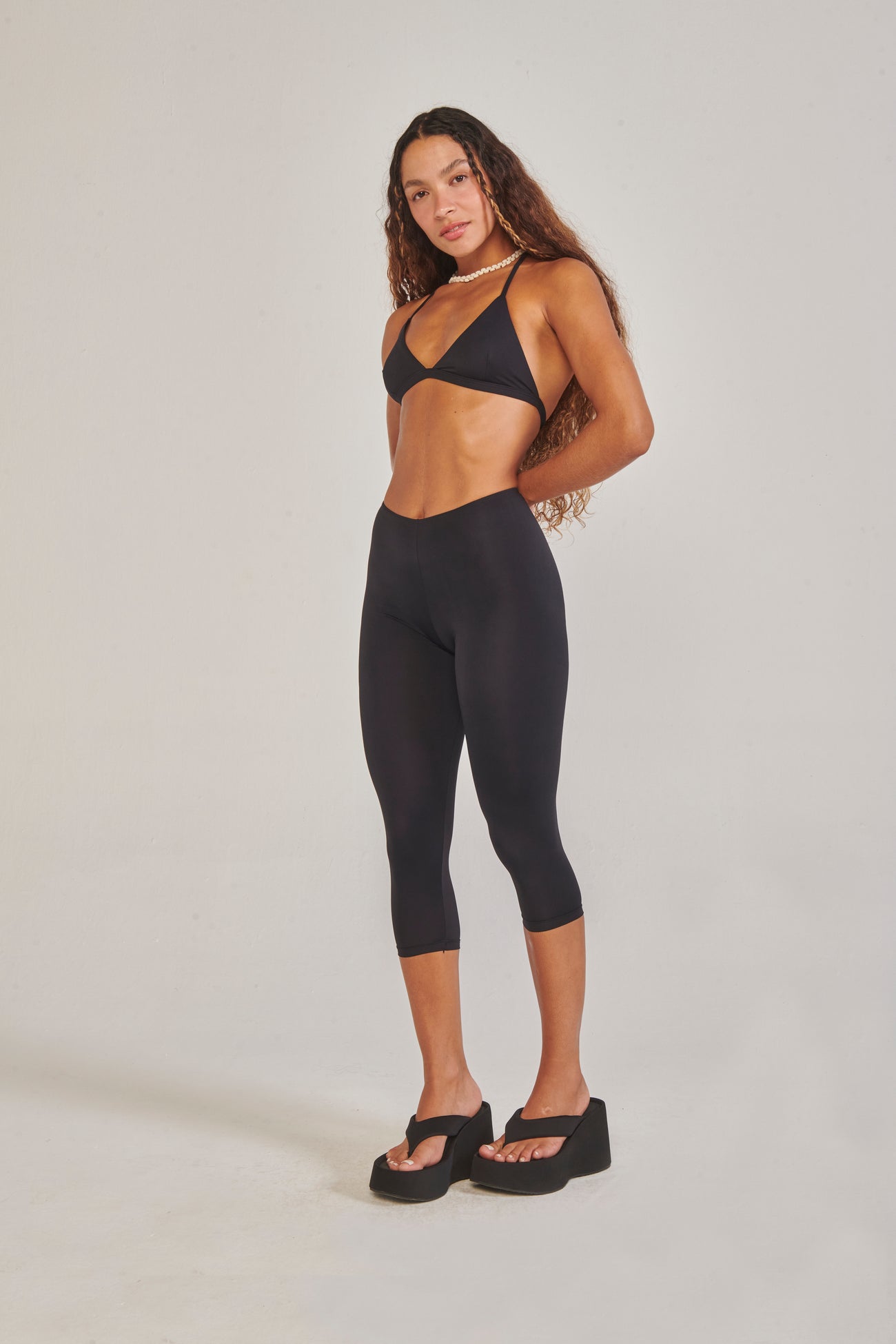 Calça Capri Preta
