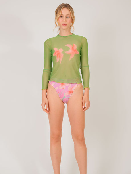 Blusa Tule Flores