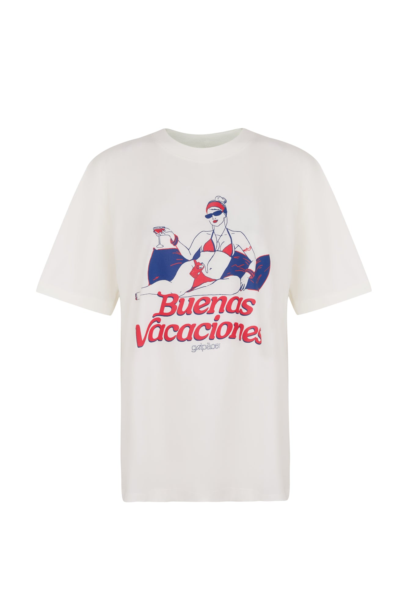 T-shirt Over Buenas Vacaciones