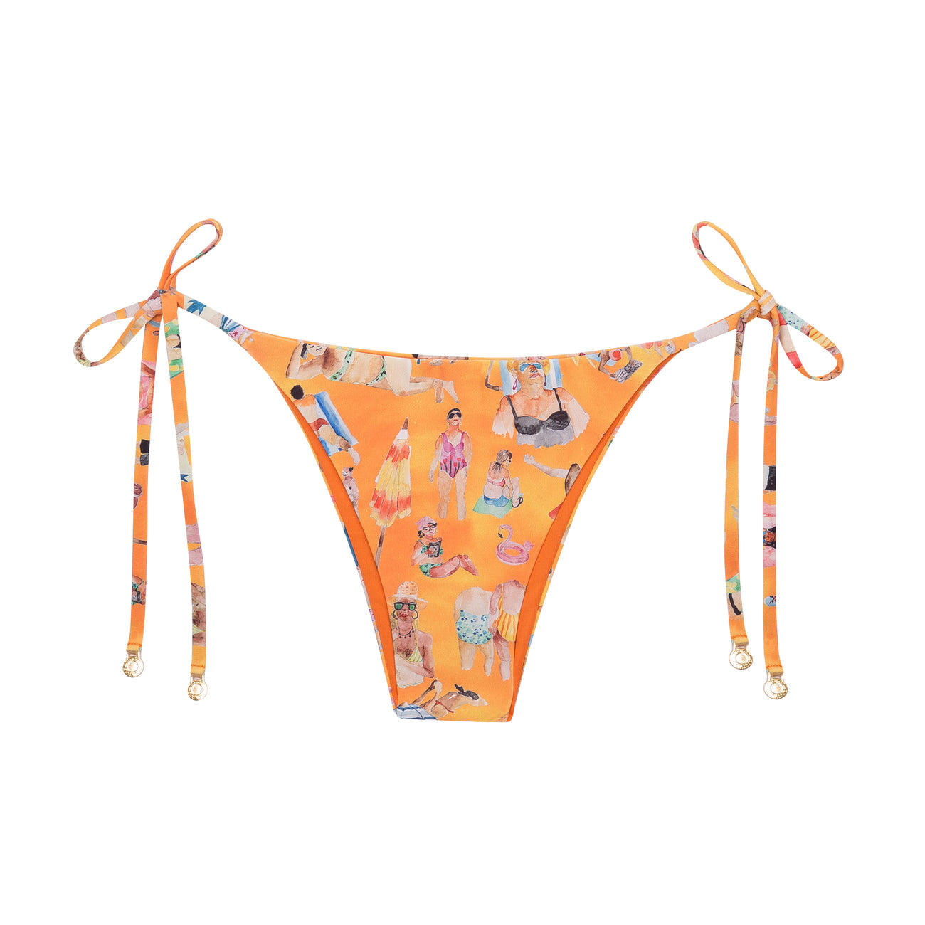 Calcinha Cortina Giro Laranja