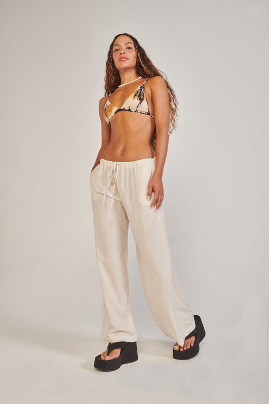 Calça Cadarço Branca 2756