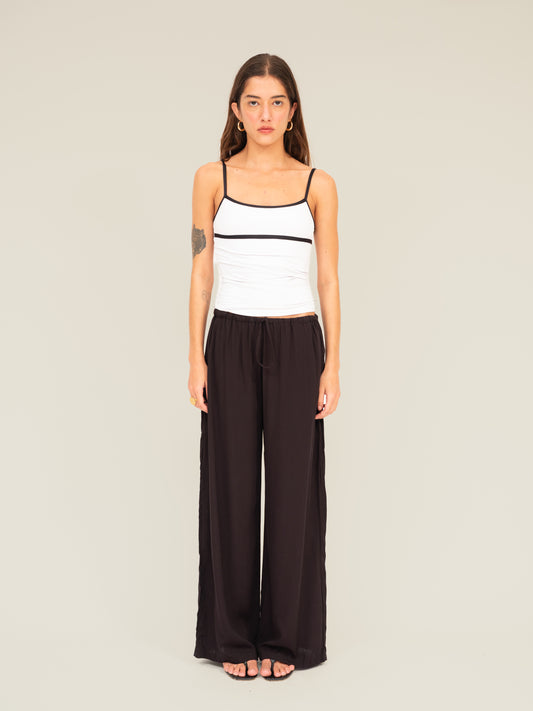 Calça Cadarço Preta