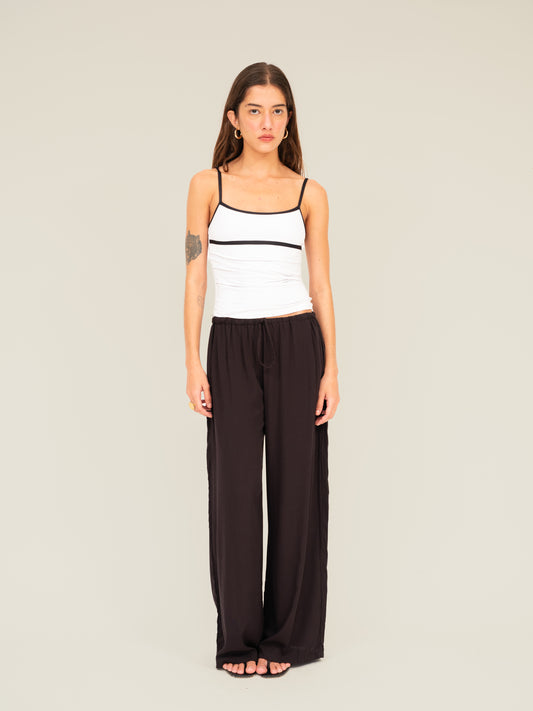 Calça Cadarço Preta