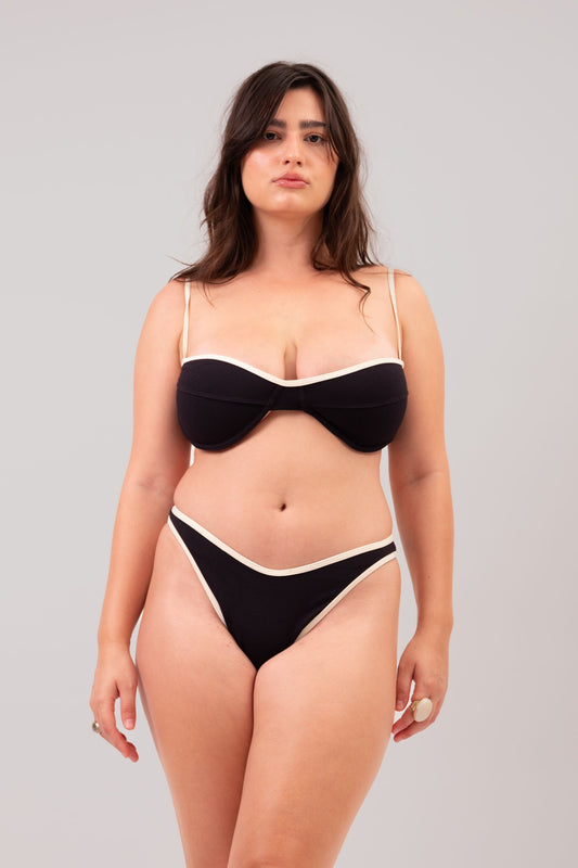 Biquíni Jami Viés Preto