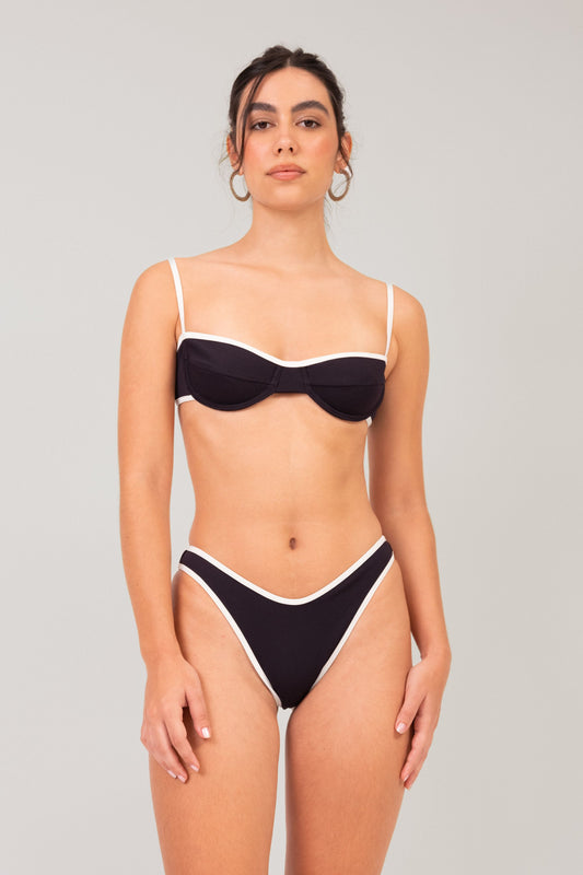 Biquíni Jami Viés Preto