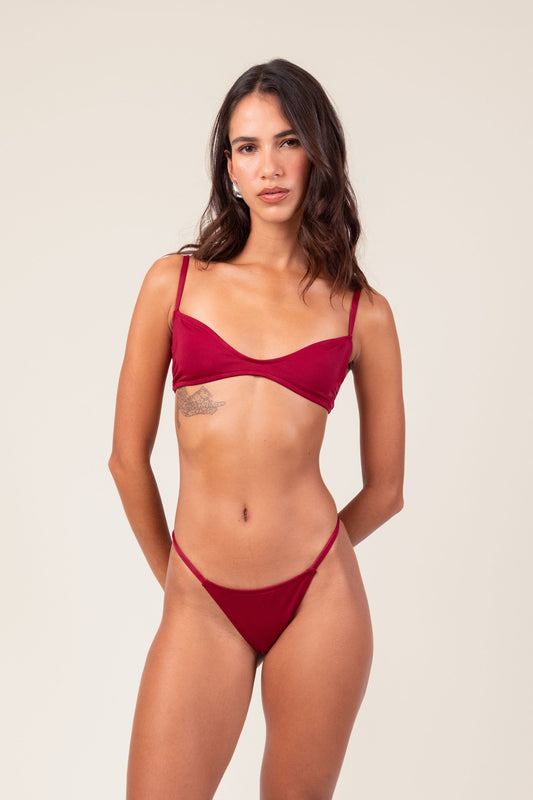 Biquíni Ondas Marsala