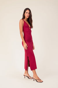 Vestido Lara Marsala