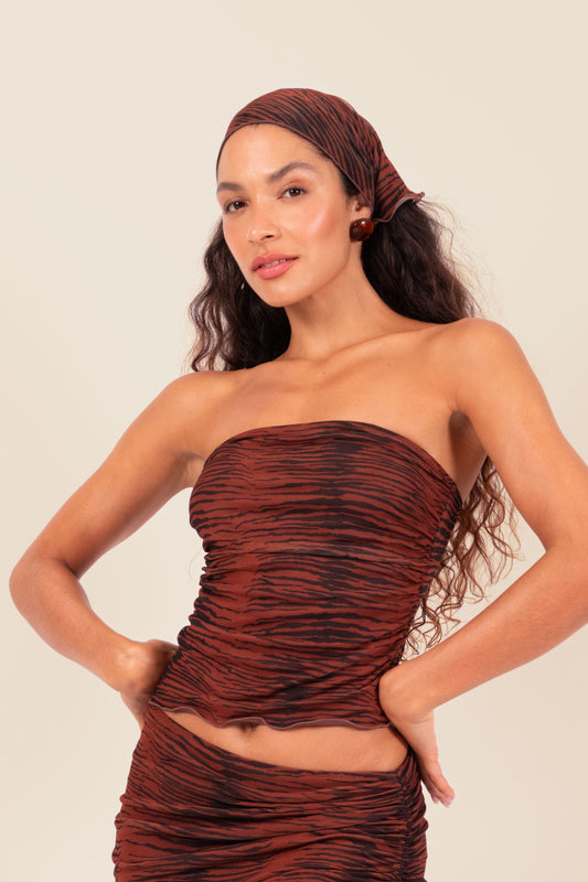 Mini Lenço Tule Bali