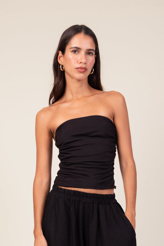 Top Tqc Tule Preto