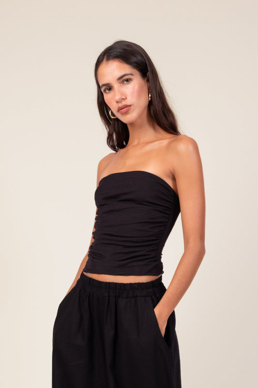 Top Tqc Tule Preto