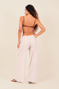 Calça Cadarço Listras