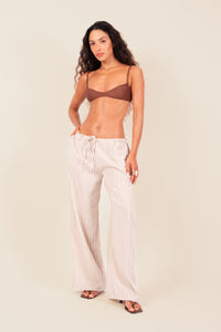 Calça Cadarço Listras