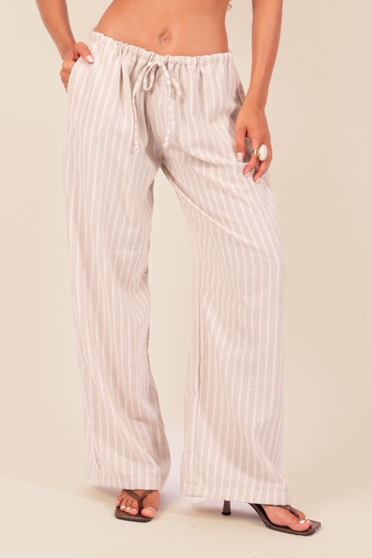 Calça Cadarço Listras