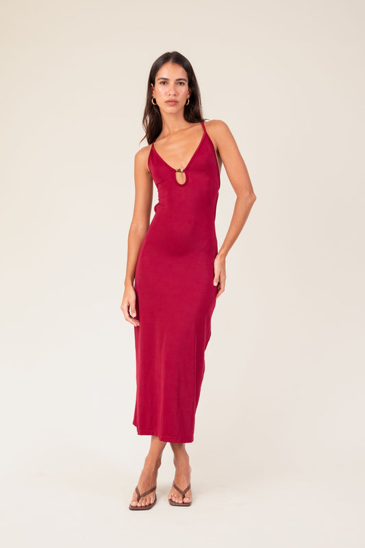 Vestido Lara Marsala