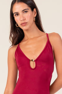 Vestido Lara Marsala