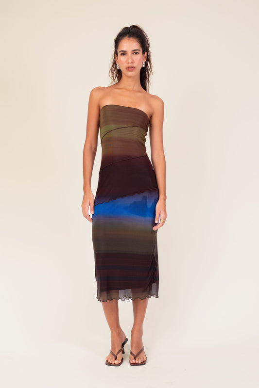 Vestido Tule Floresta