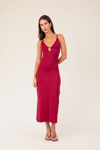 Vestido Lara Marsala