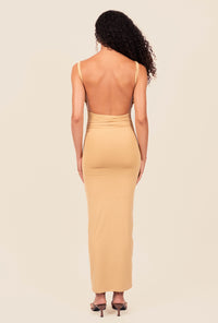 Vestido Estrela Ocre