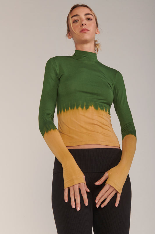 Blusa Manga Duo Verde