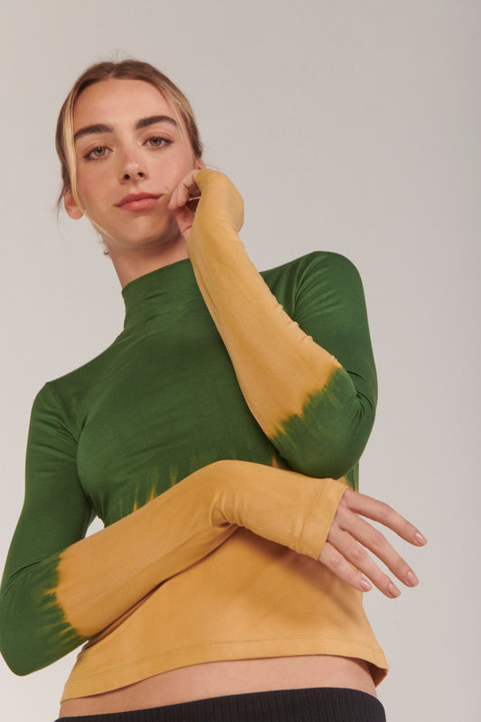 Blusa Manga Duo Verde