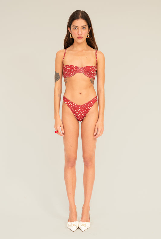 Biquíni Jami Poá Vermelho