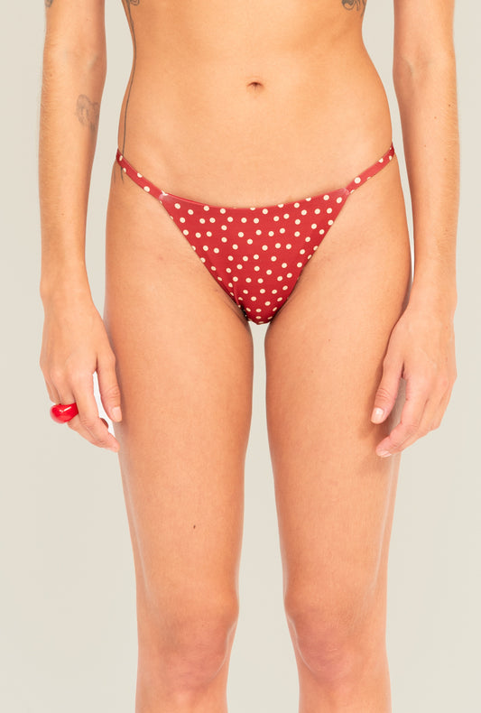 Calcinha Cindy Poá Vermelho