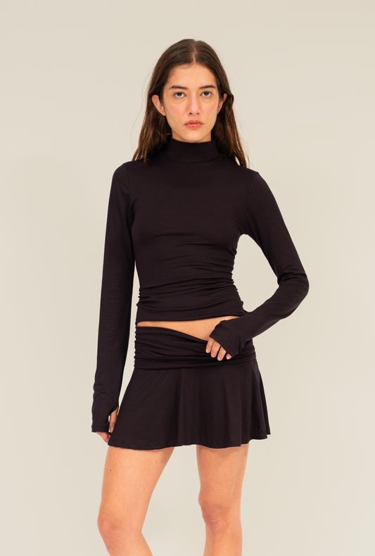 Blusa Manga Preto