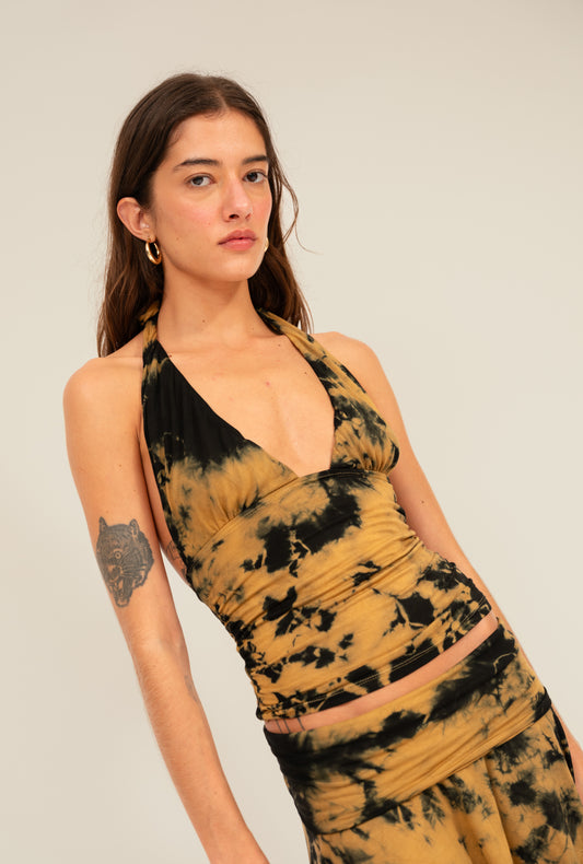 Blusa Halter Tiedye