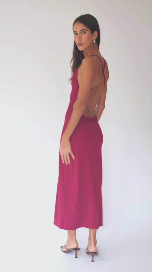 Vestido Lara Marsala