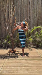 Stories de Vestido Tule Celeste