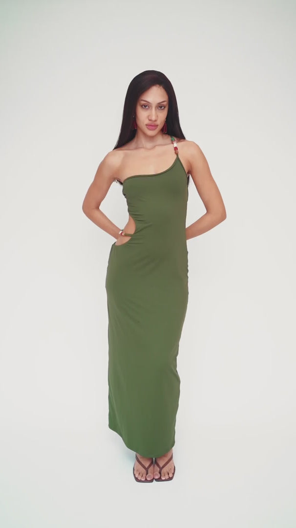 Vestido Ombro Pedraria