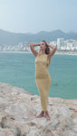 Stories de Vestido Estrela Ocre