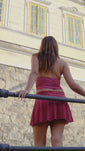 Stories de Blusa Halter Poá Vermelho