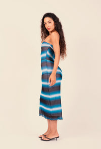 Vestido Tule Celeste