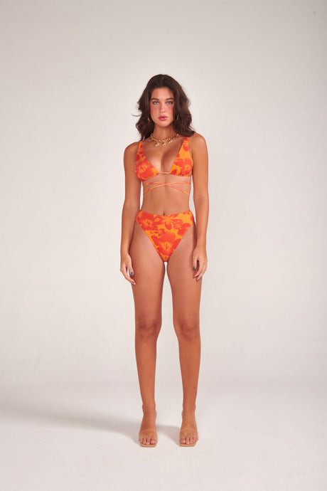 Hotpant Iara Paraíso Laranja
